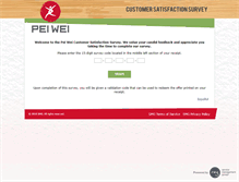 Tablet Screenshot of peiweifeedback.com